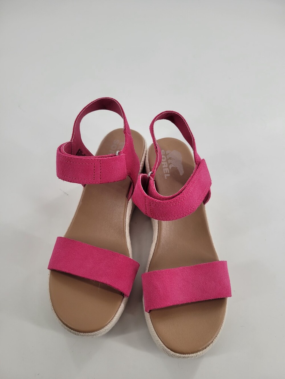 Sorel Cameron wedges Pink Sandals Size 10